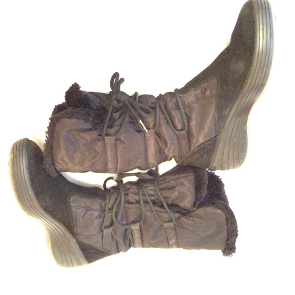 ‼️SALE‼️Pajar Waterproof Winter Wedges Lace Up Boots Size38/US7 - Picture 3 of 7